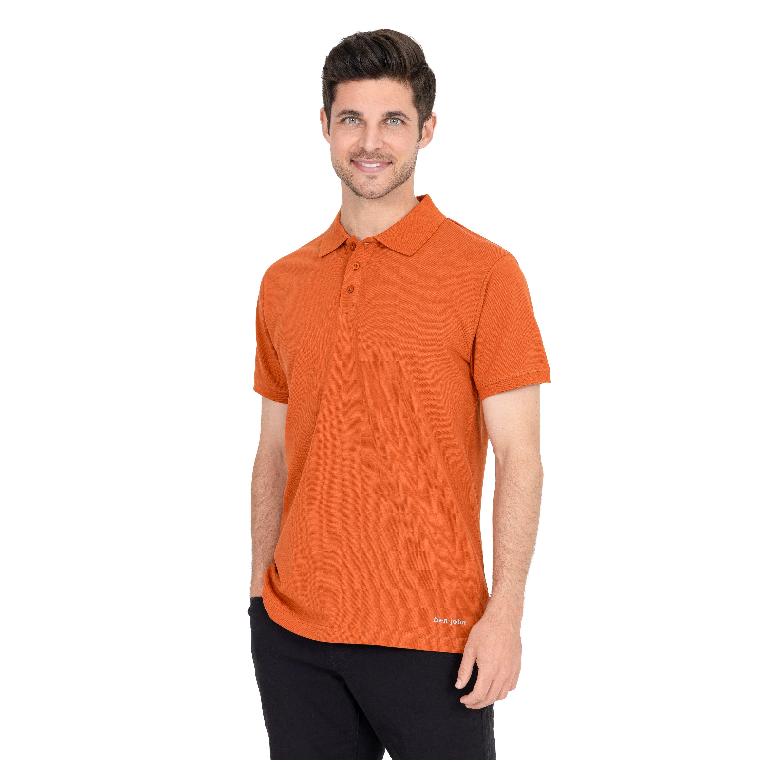 Short-Sleeve Solid Pique Polo