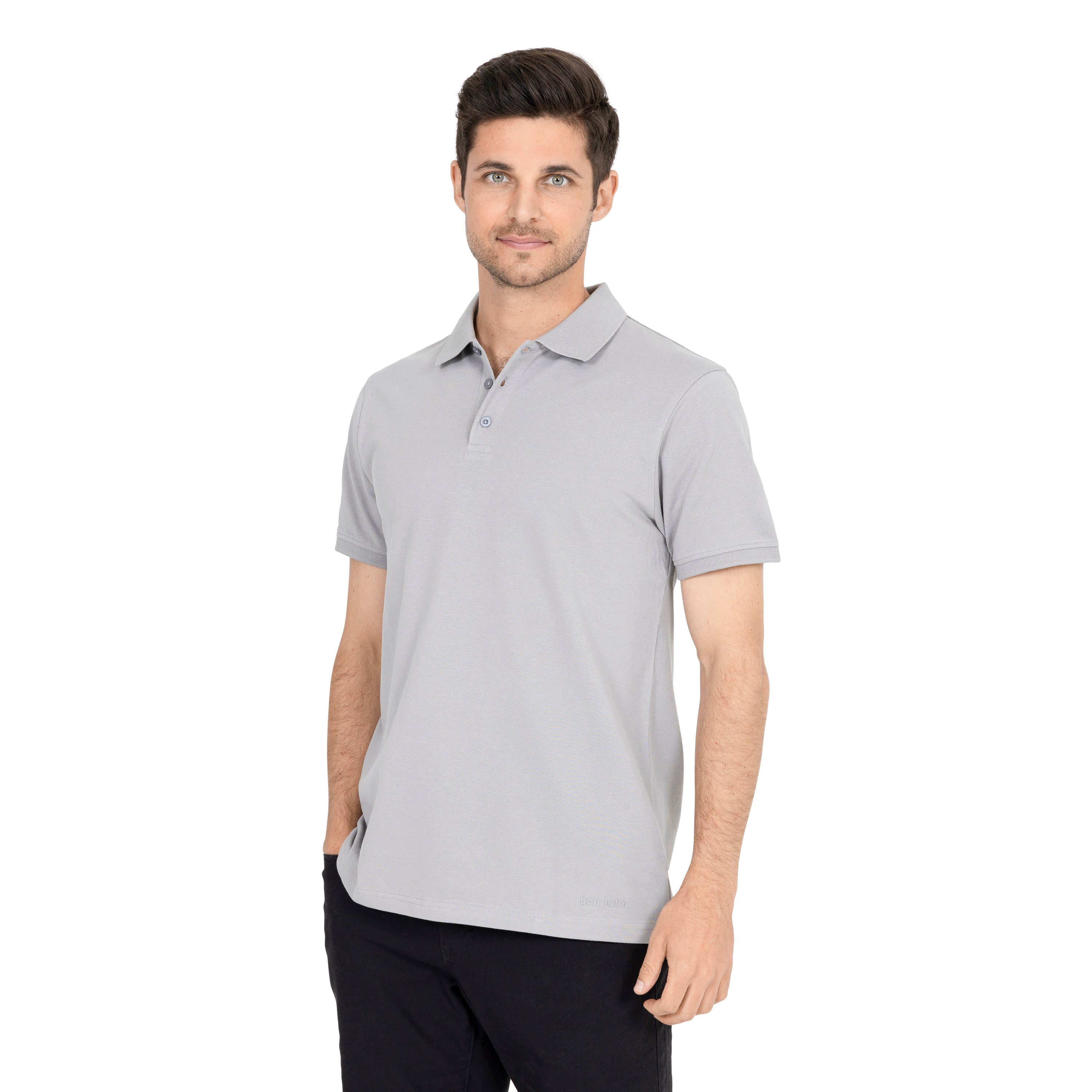 Short-Sleeve Solid Pique Polo