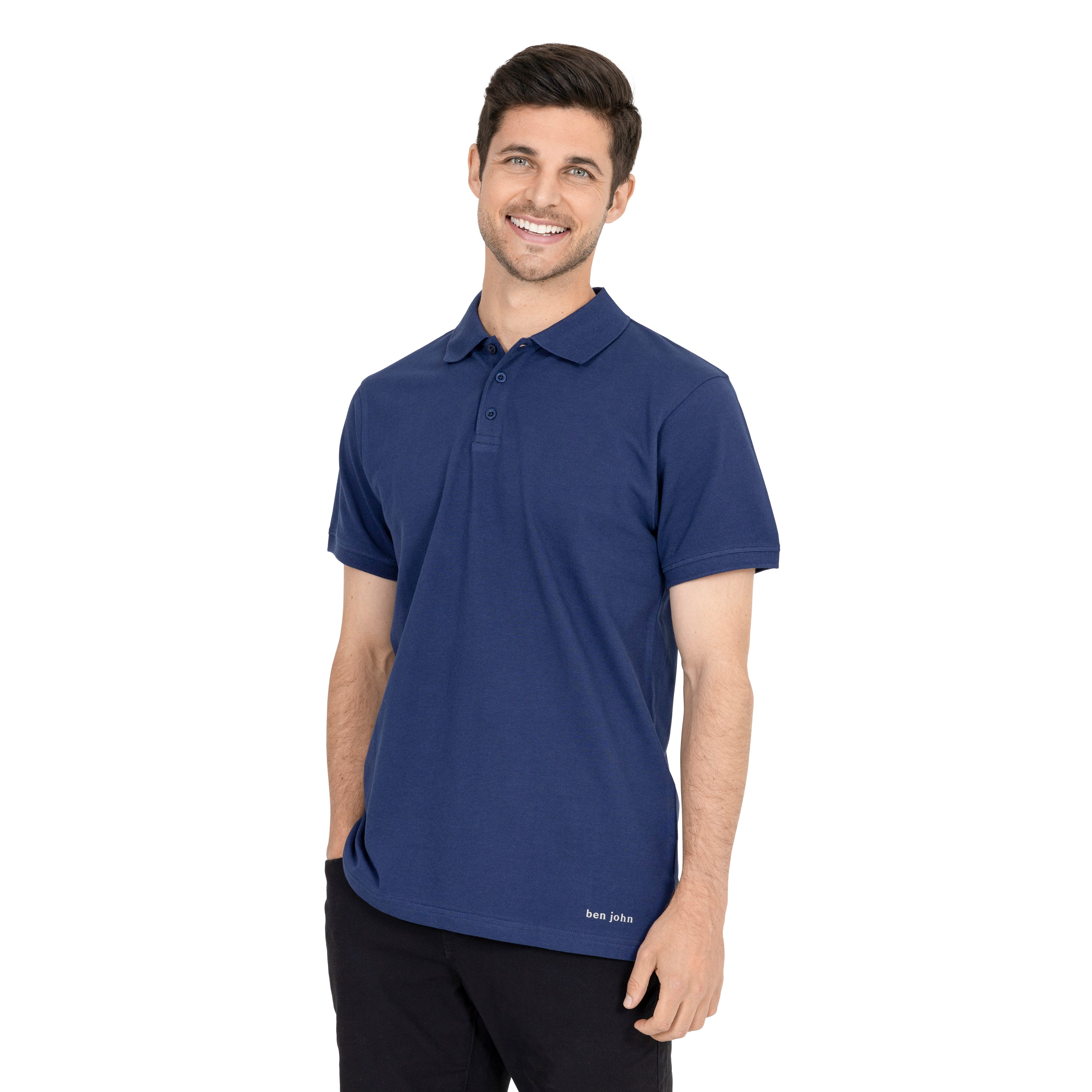 Short-Sleeve Solid Pique Polo