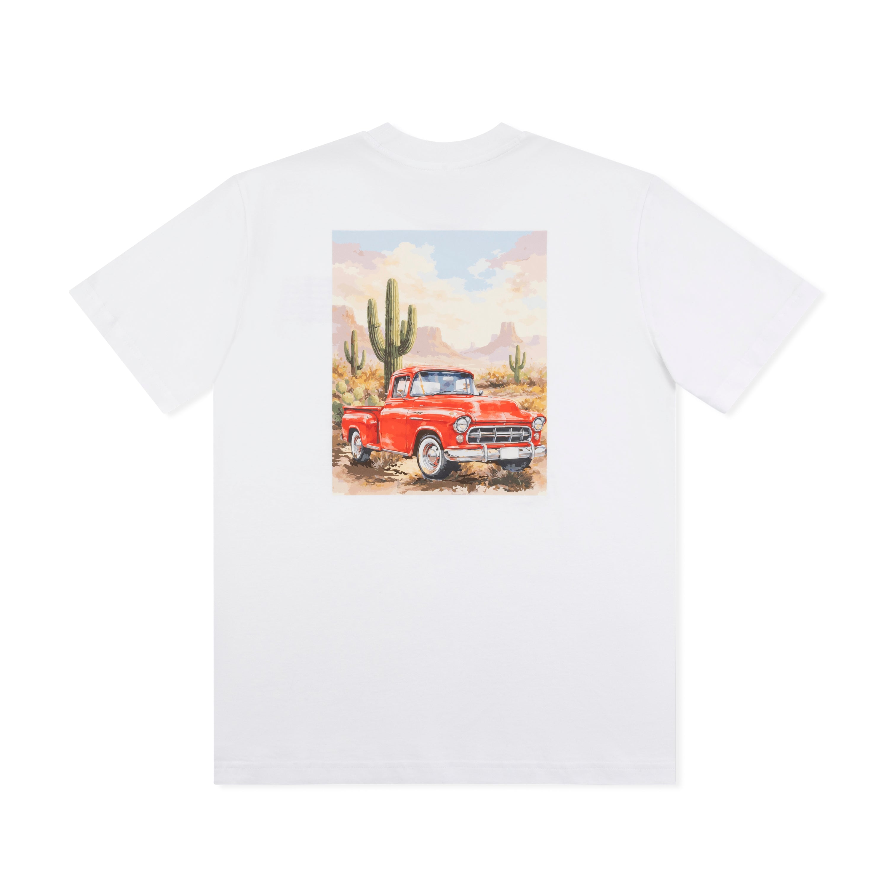 Short Sleeve Graphic T-Shirt - Red Truck