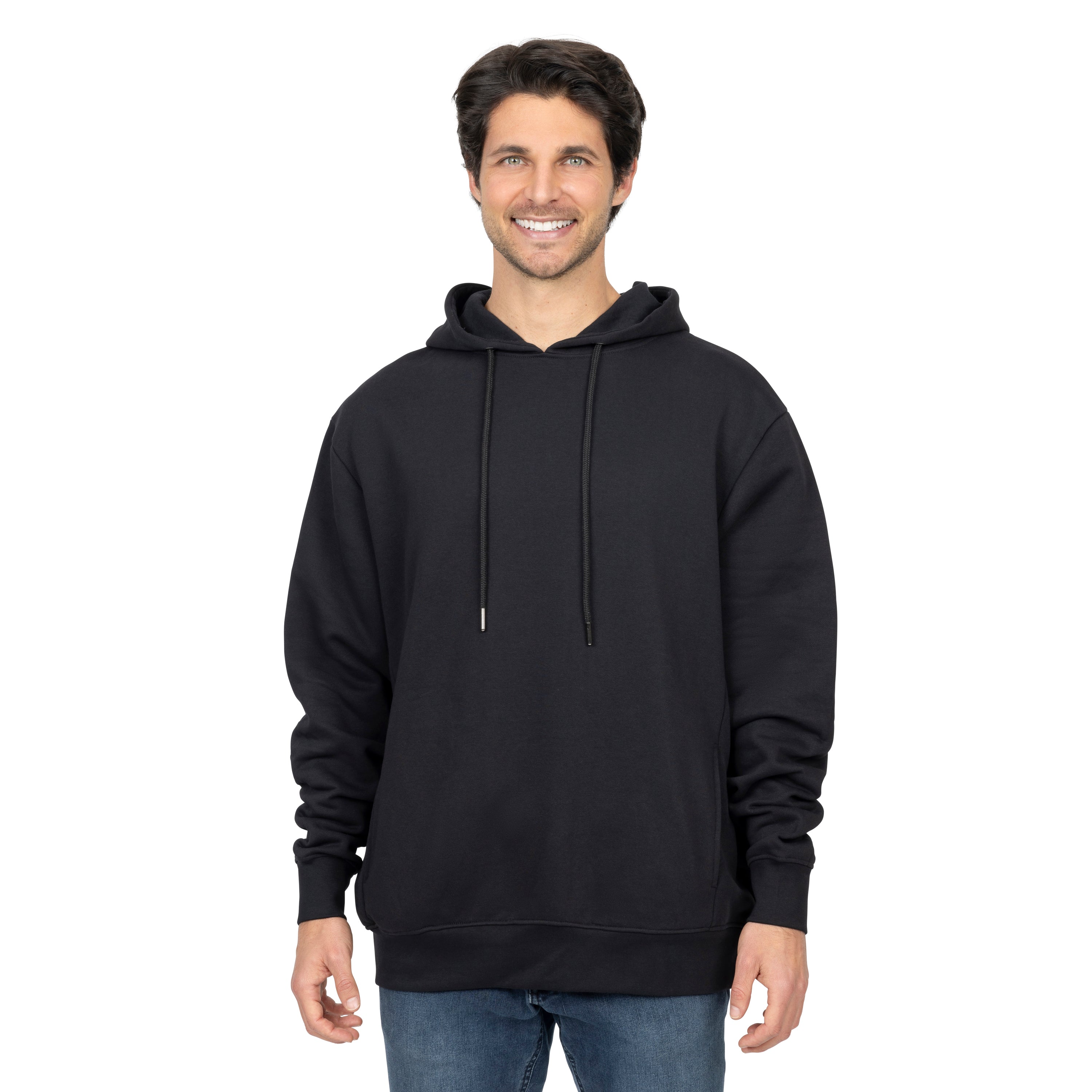 Panel Hoodie Fleece Sweatshirt