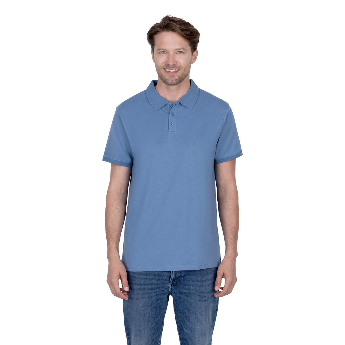 Short Sleeve Cotton Jersey Polo Shirt
