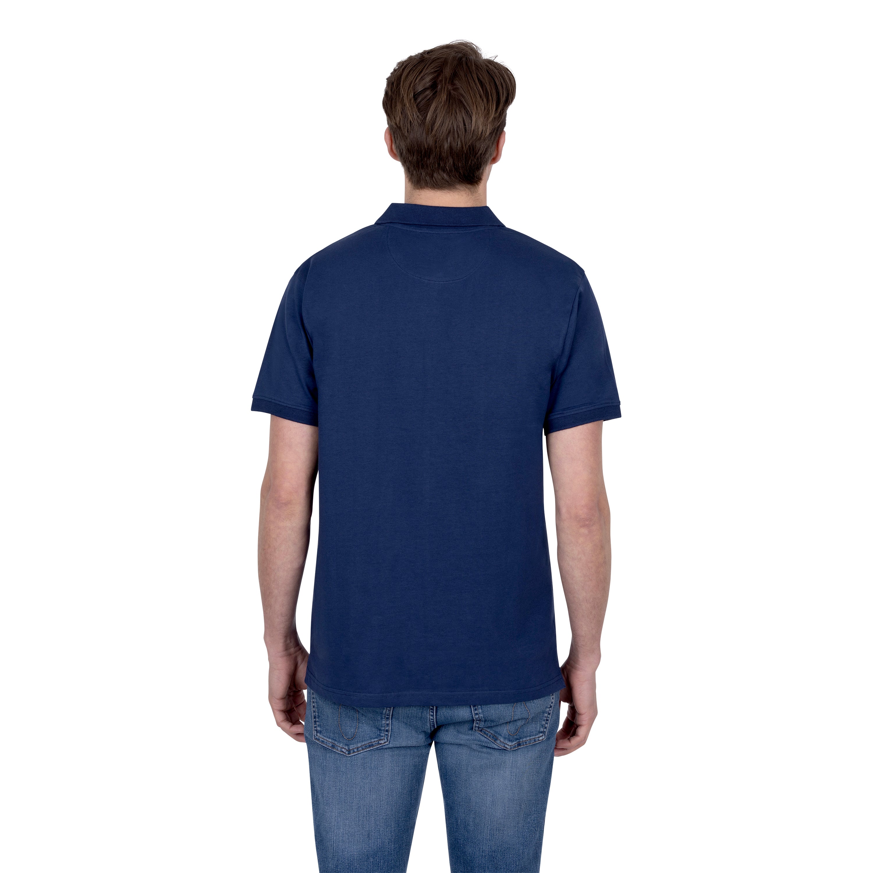 Short Sleeve Cotton Jersey Polo Shirt