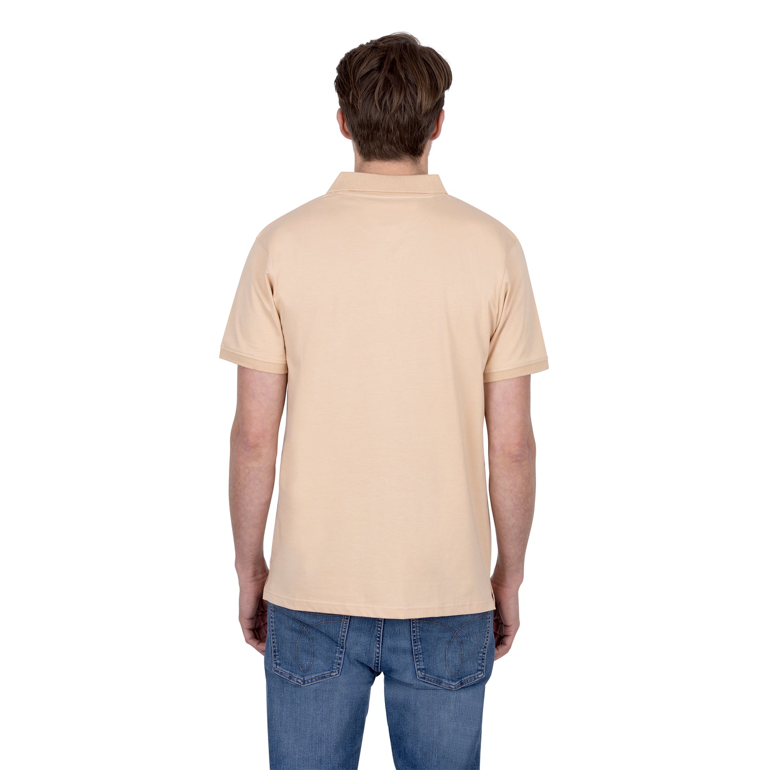 Short Sleeve Cotton Jersey Polo Shirt