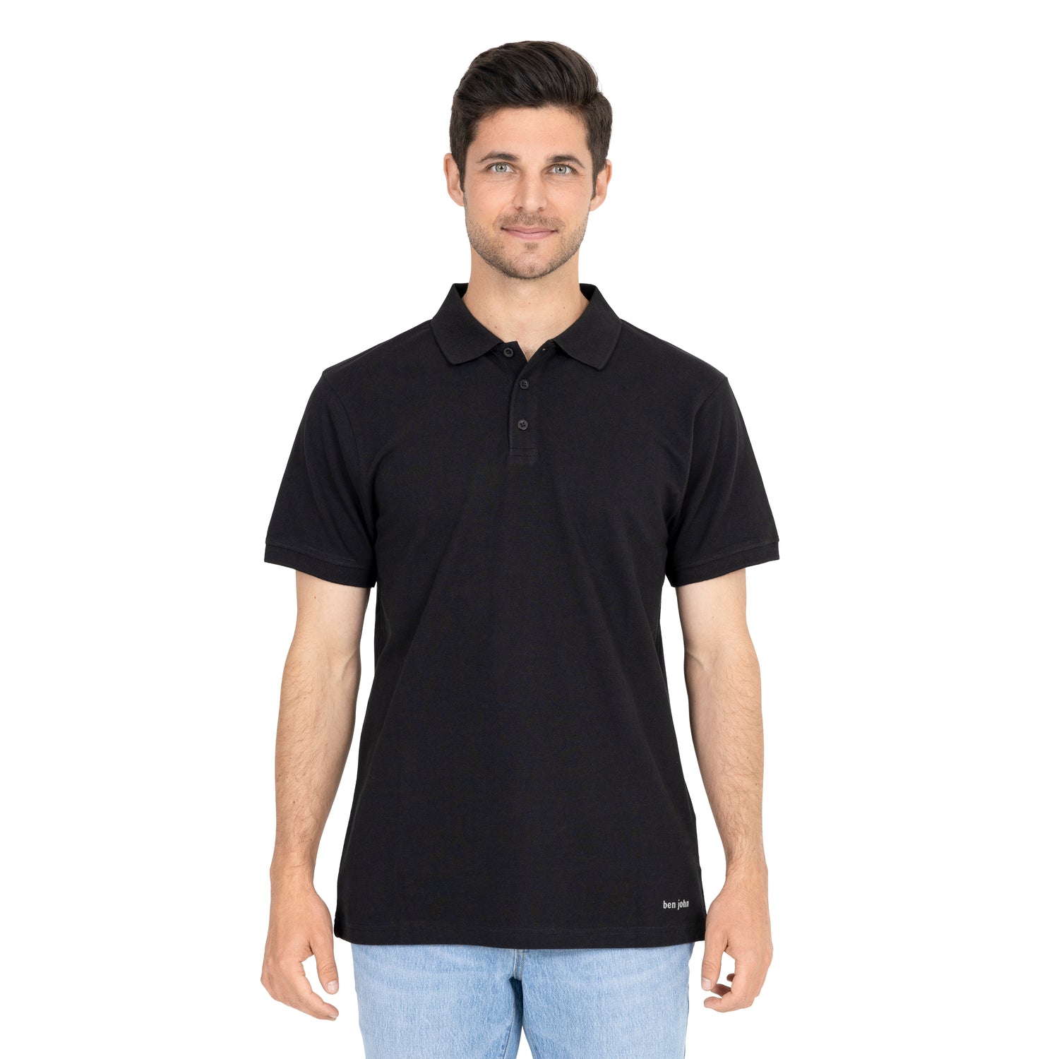 Short-Sleeve Solid Pique Polo
