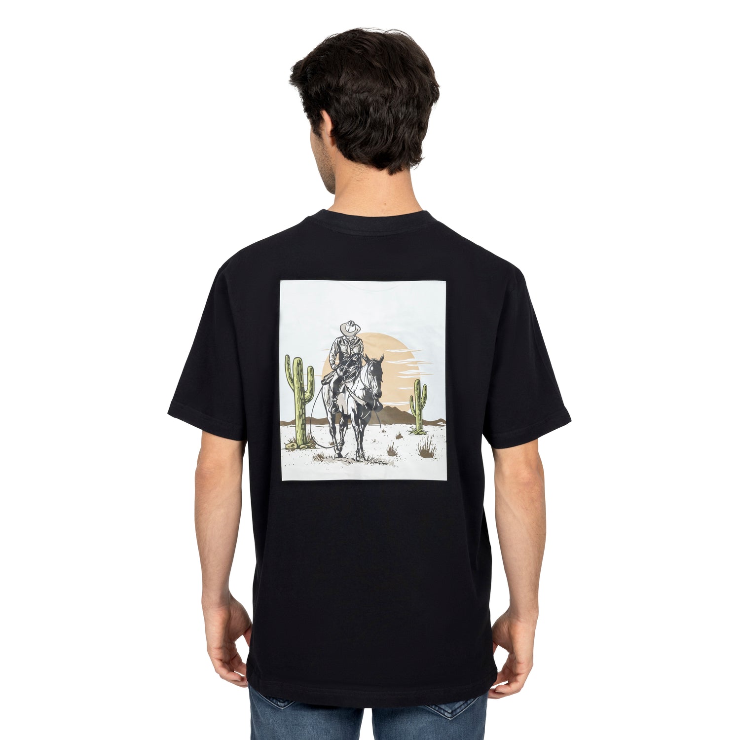 Short Sleeve Graphic T-Shirt: Wild West