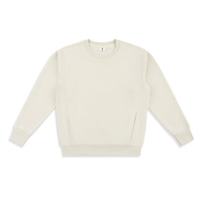 Panel Crew Neck Fleece Sweatshirt