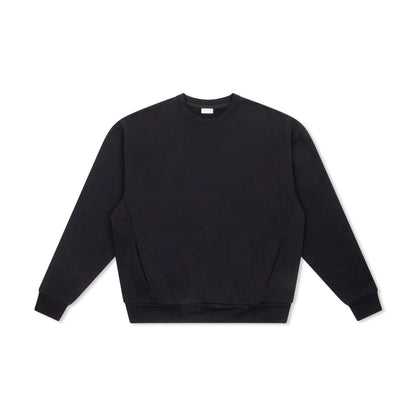 Panel Crew Neck Fleece Sweatshirt