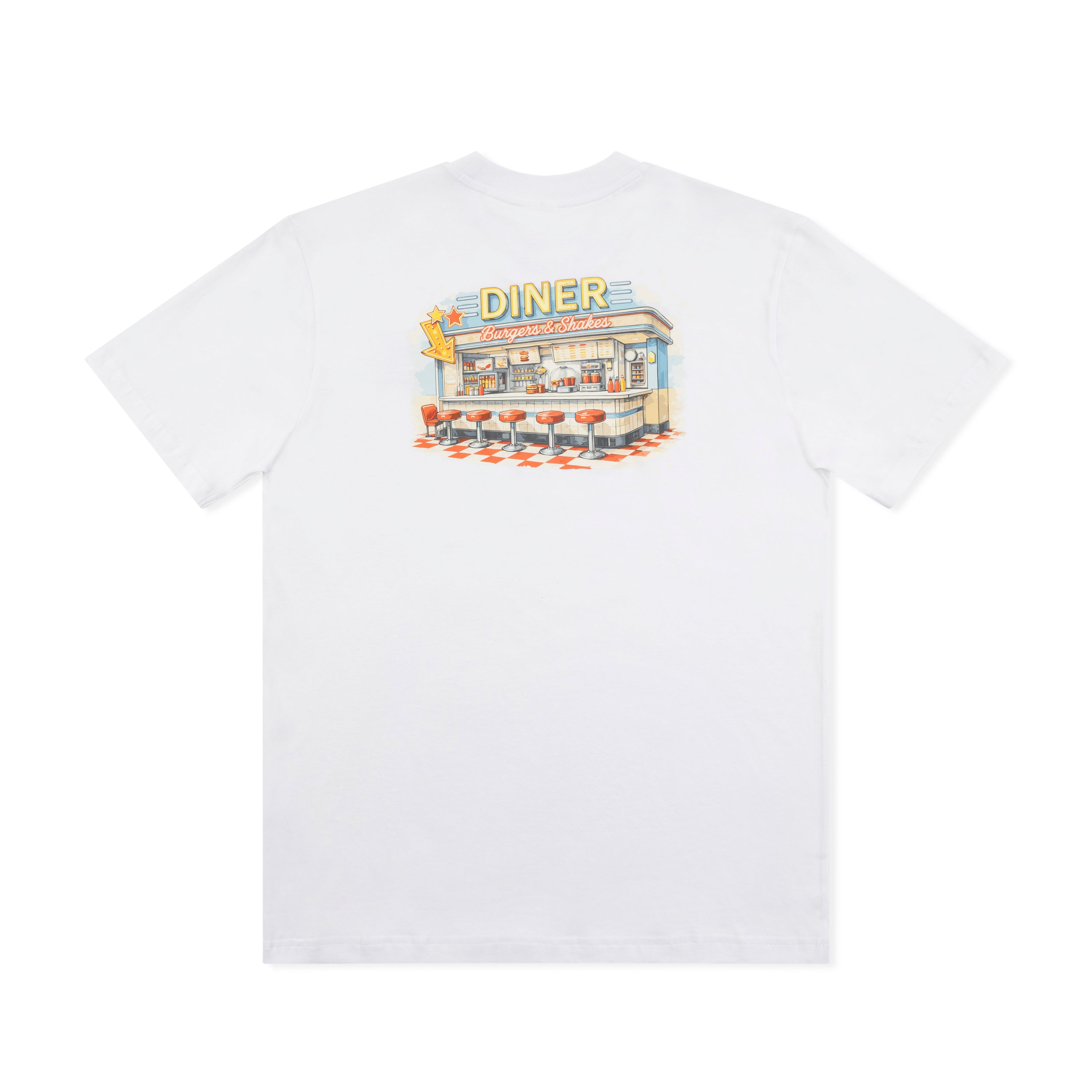 Short Sleeve Graphic T-Shirt: Diner