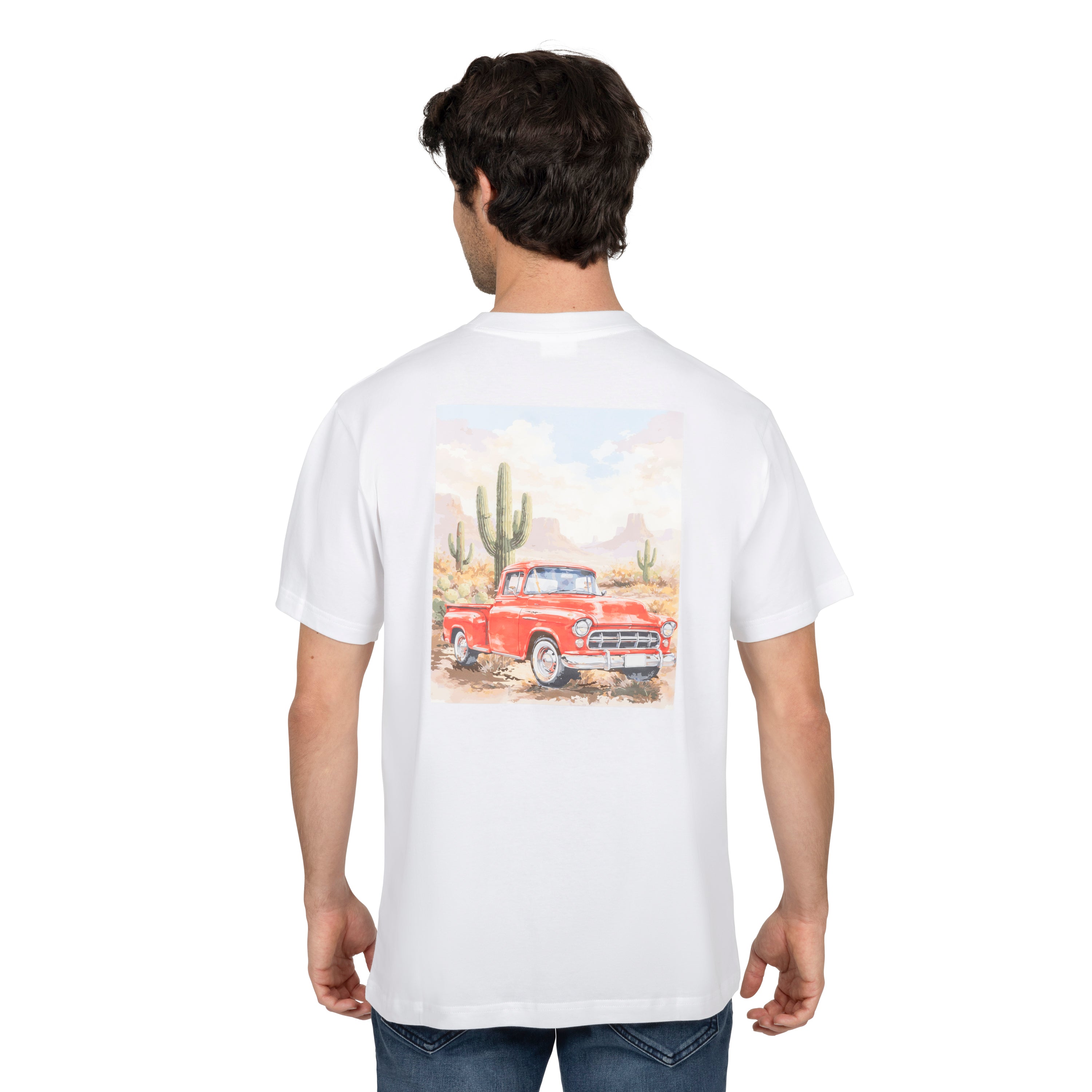 Short Sleeve Graphic T-Shirt - Red Truck