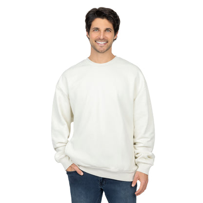 Panel Crew Neck Fleece Sweatshirt