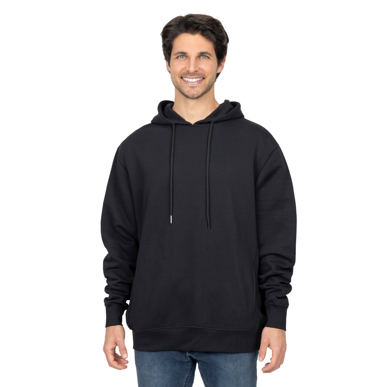 Panel Hoodie Fleece Sweatshirt